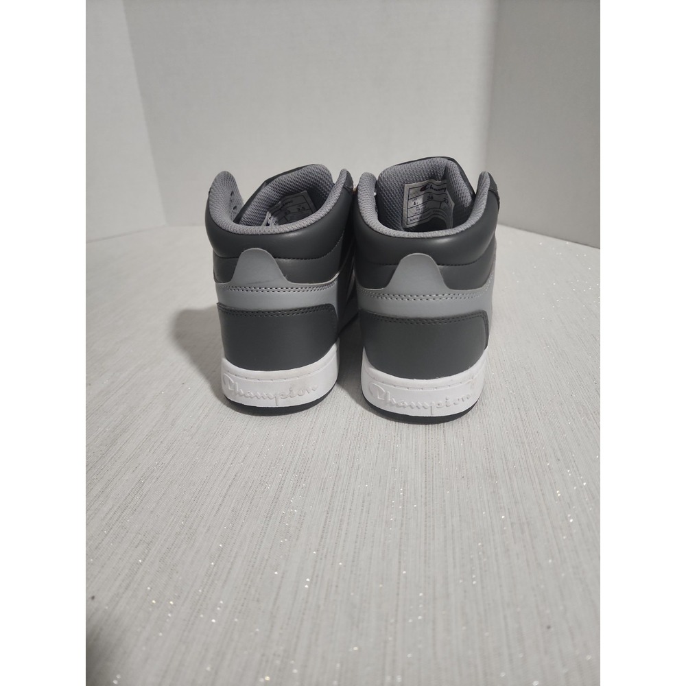Champion 3ON3 Court High V2 Sneakers Youth Size 4 In Black Gray and Gold - Picture 4 of 5